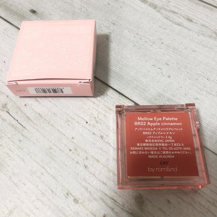 アンドバイロムアンド メロウアイパレット/&nd by rom&nd/アイシャドウパレットを使ったクチコミ(4枚目)