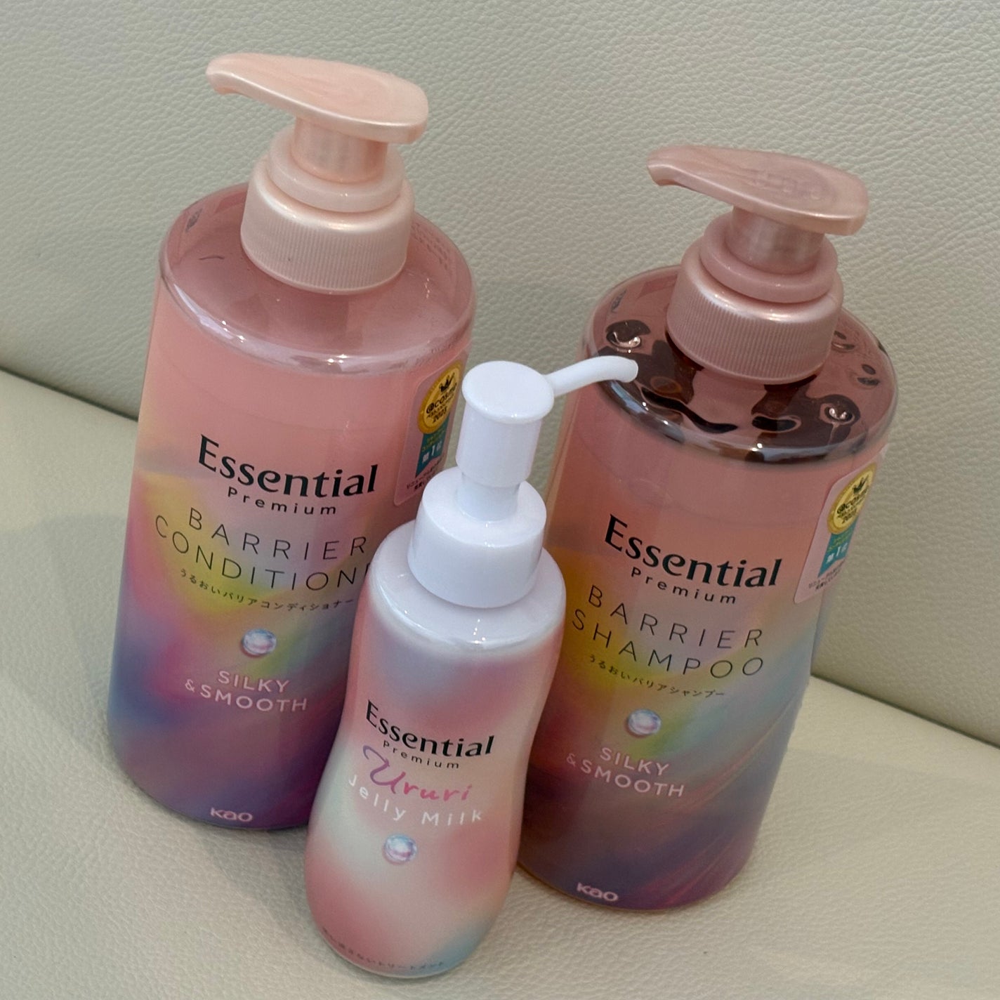 エッセンシャルプレミアム バリアシャンプー・コンディショナー シルキー&スムース/エッセンシャル/市販シャンプーを使ったクチコミ(2枚目)