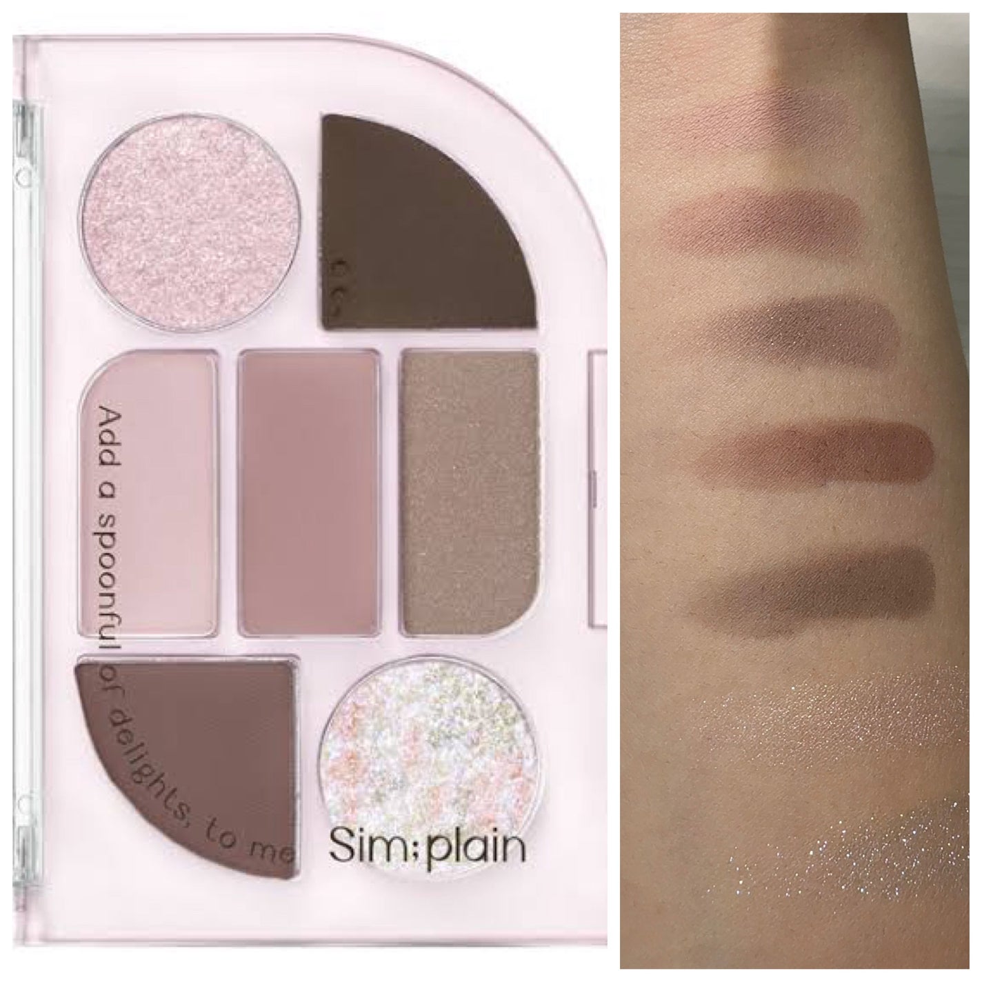 シンプレイン アイパレット/Sim;plain/アイシャドウパレットを使ったクチコミ(6枚目)