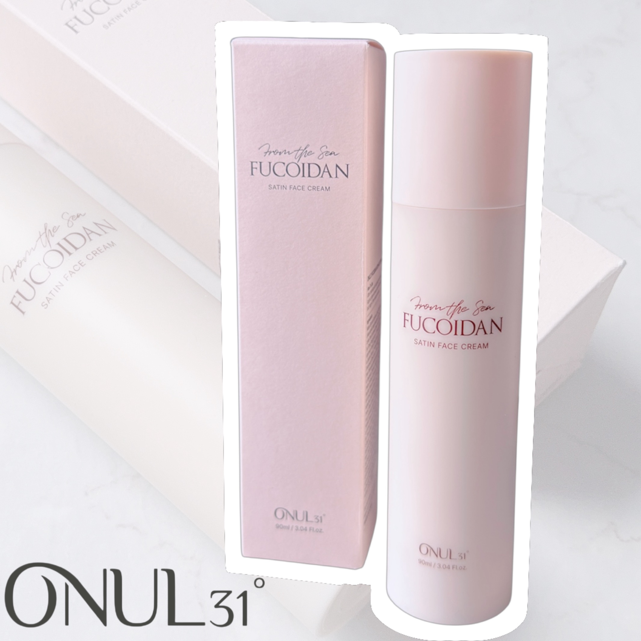 フコイダンサテンフェイスクリーム/ONUL31/フェイスクリームを使ったクチコミ（1枚目）