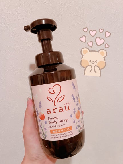 泡ボディソープ/arau.(アラウ)/ボディソープを使ったクチコミ(1枚目)
