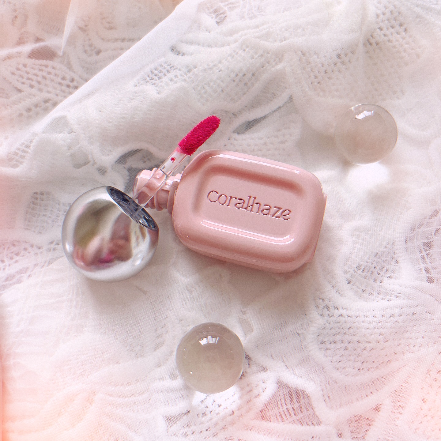 デュードロップ/Coralhaze/リップティントを使ったクチコミ（3枚目）