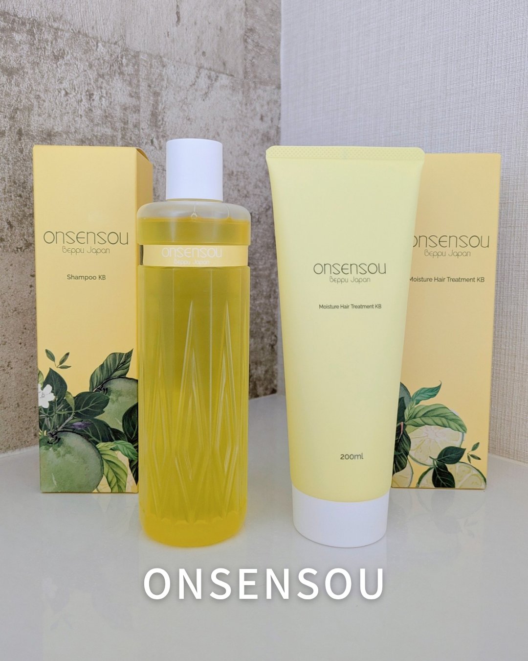 モイスチャーシャンプー／モイスチャートリートメント KABOSU/ONSENSOU/市販シャンプーを使ったクチコミ（1枚目）