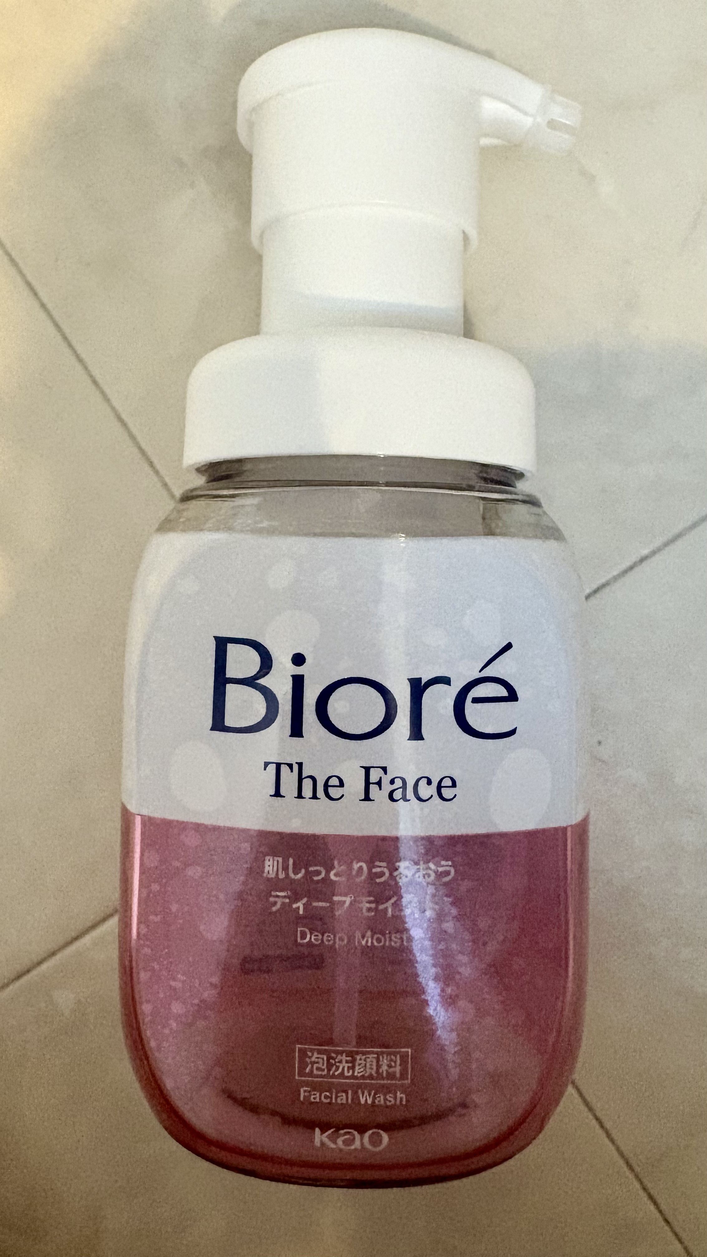 ビオレ ザフェイス 泡洗顔料 ディープモイスト/ビオレ/泡洗顔を使ったクチコミ（1枚目）