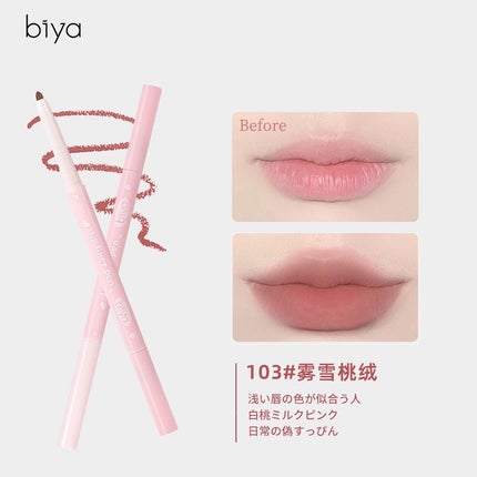 SatoYU on LIPS 「biyaリアルタイム情報公開!リップライナー全4色101#蜜桃..」(4枚目)