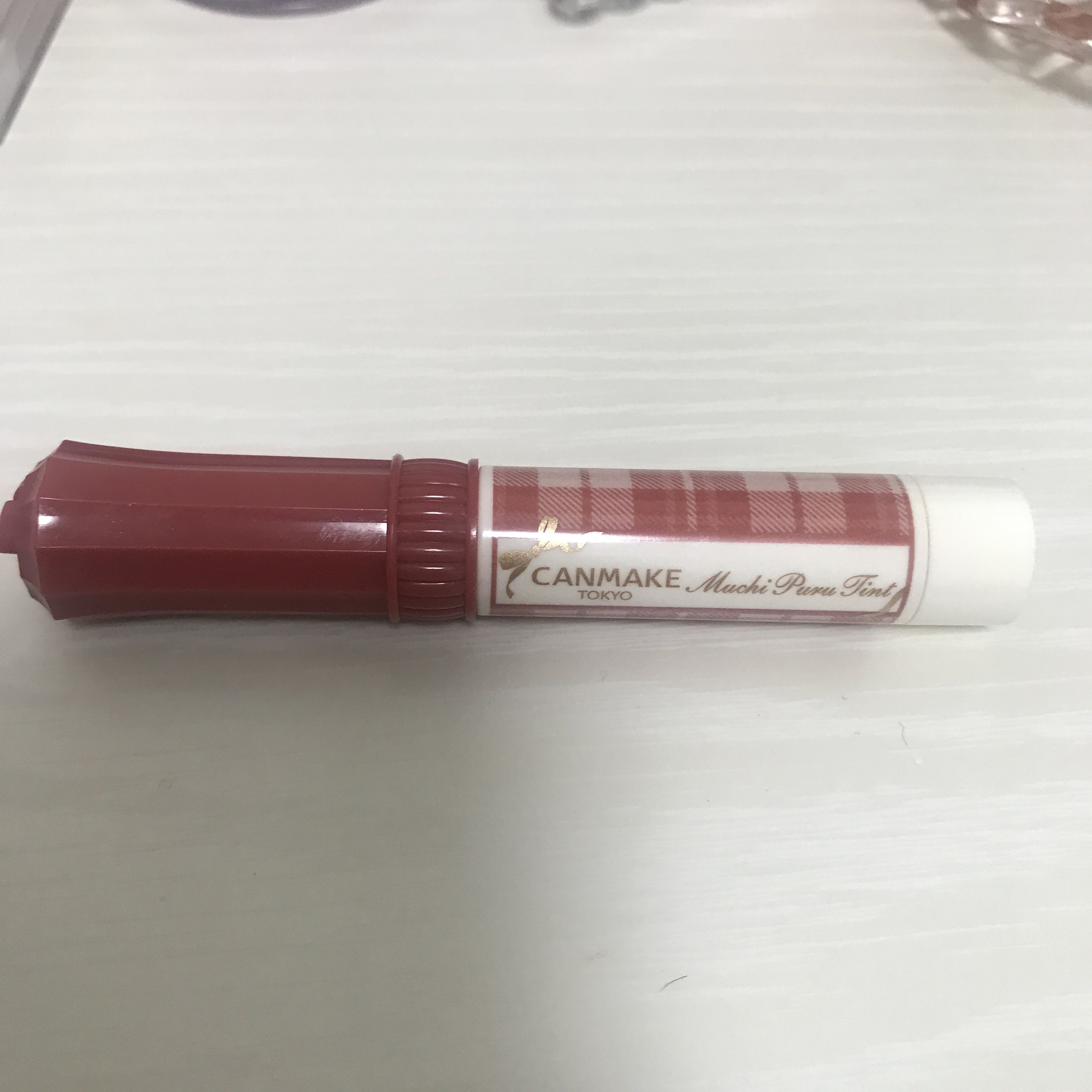 むちぷるティント 05 フィグピューレ/キャンメイク/リップティントを使ったクチコミ（1枚目）
