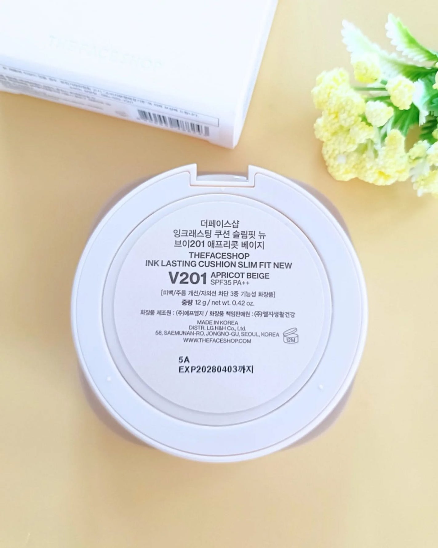 インクラスティングクッションファンデーション/THE FACE SHOP/クッションファンデーションを使ったクチコミ(3枚目)