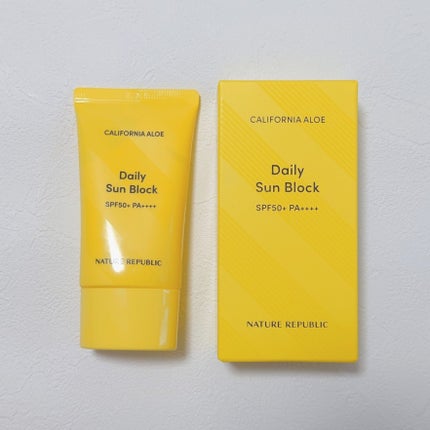 カリフォルニアアロエデイリーサンブロック /ネイチャーリパブリック/日焼け止めクリームを使ったクチコミ(4枚目)