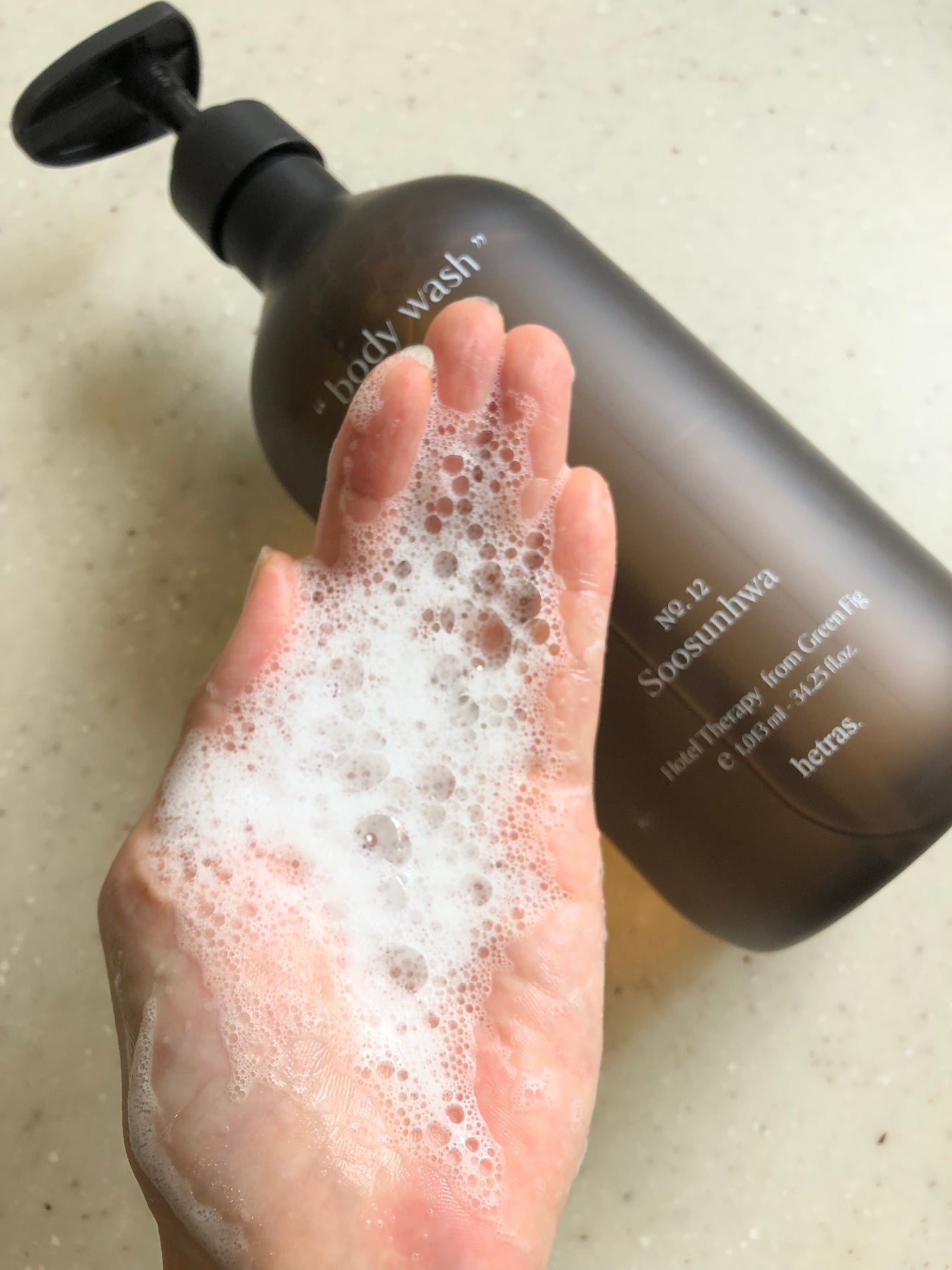 ヘトラス ボディーソープ/hetras/その他スキンケアを使ったクチコミ(3枚目)