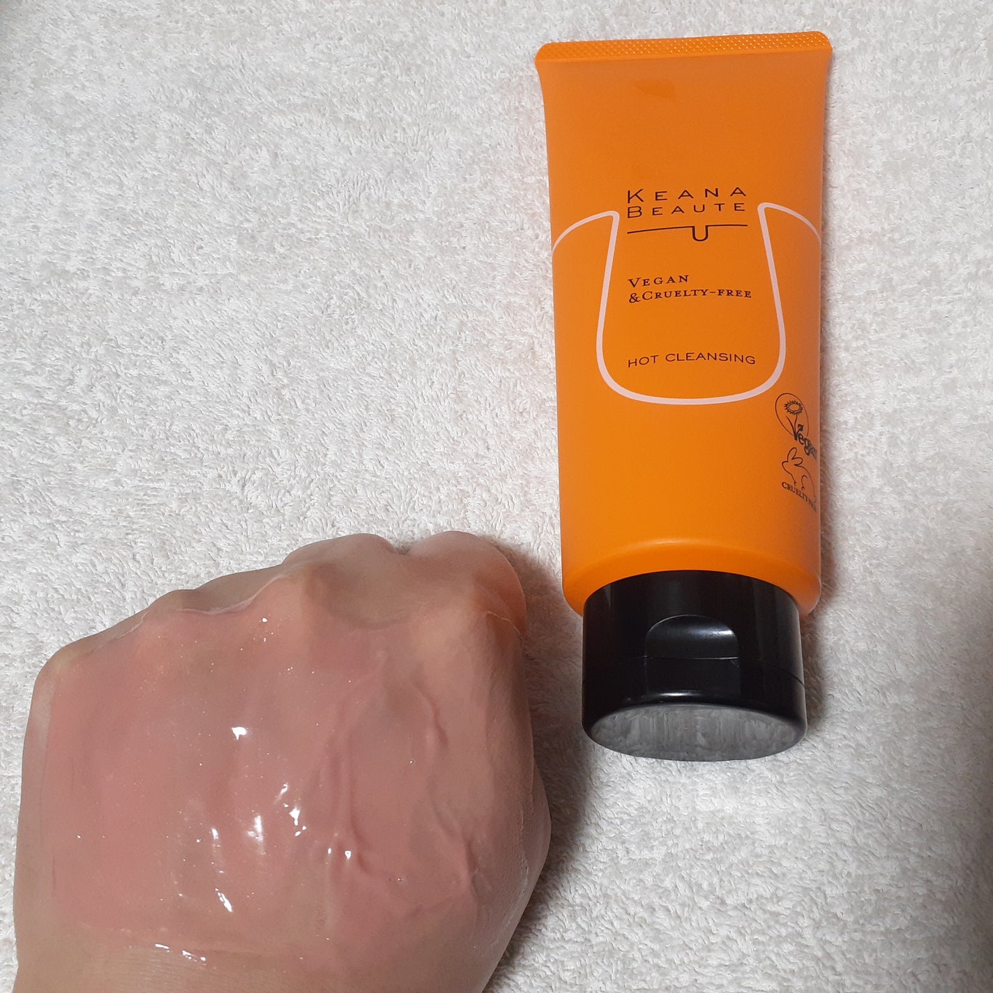 あつめの毛穴ホットクレンジング/ケアナボーテ/クレンジングジェルを使ったクチコミ(4枚目)