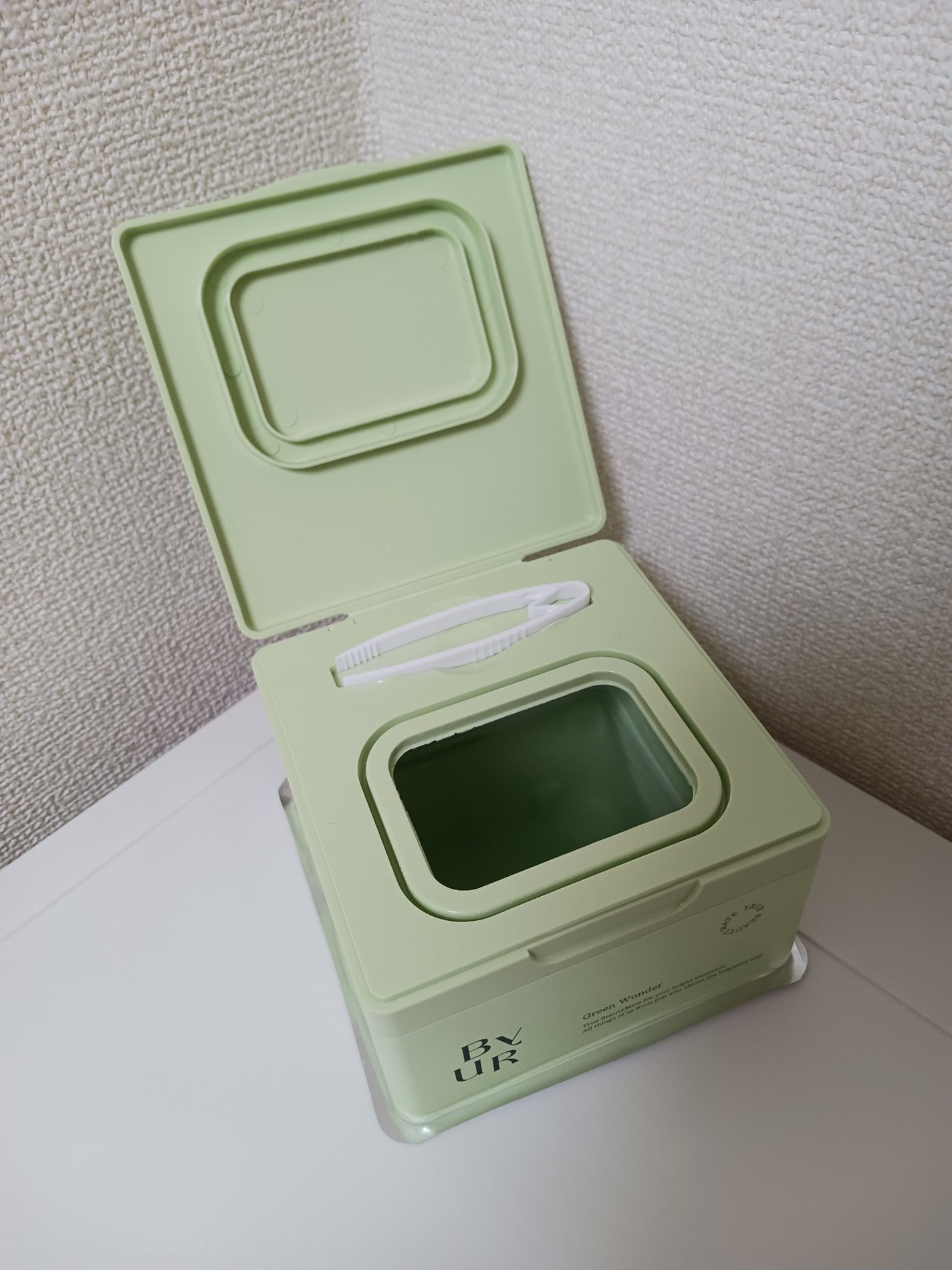 バイユア スージンググリーン デイリーアクアセラムマスク/ByUR/シートマスク・パックを使ったクチコミ(2枚目)