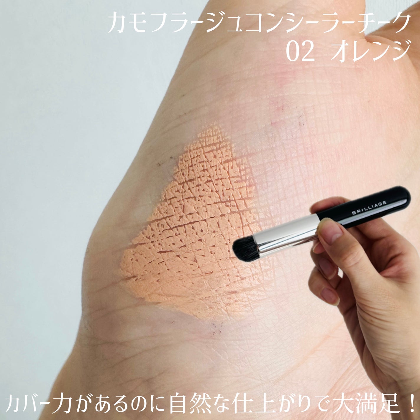 カモフラージュ コンシーラーチーク/ブリリアージュ/クリームコンシーラーを使ったクチコミ(3枚目)