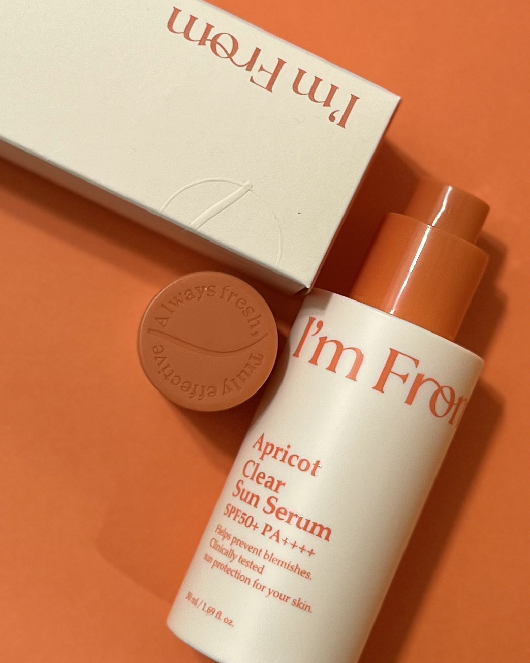 アプリコットクリアサンセラム/I'm from/日焼け止めローションを使ったクチコミ（1枚目）
