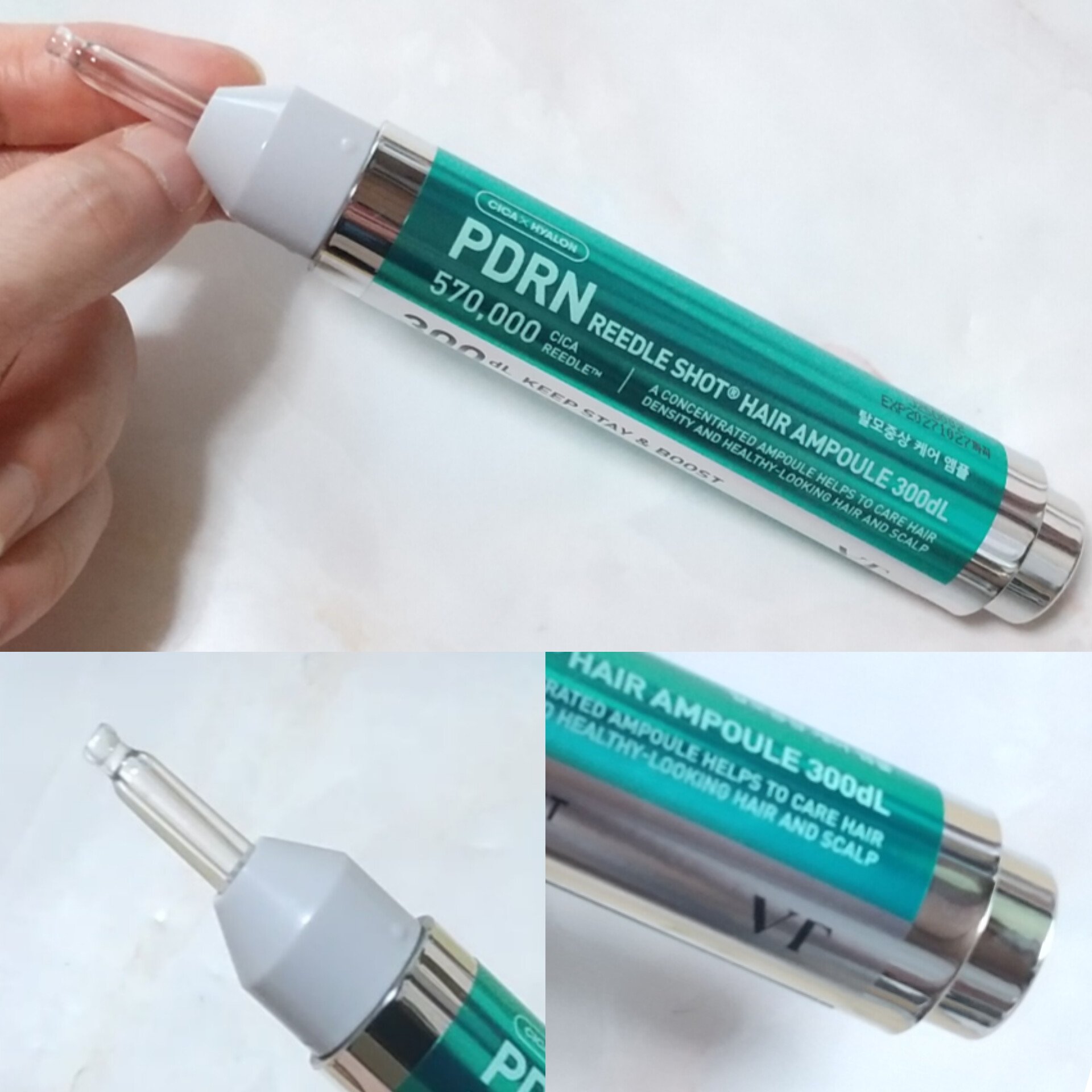 PDRNヘアアンプル300/VT/頭皮ローションを使ったクチコミ（3枚目）