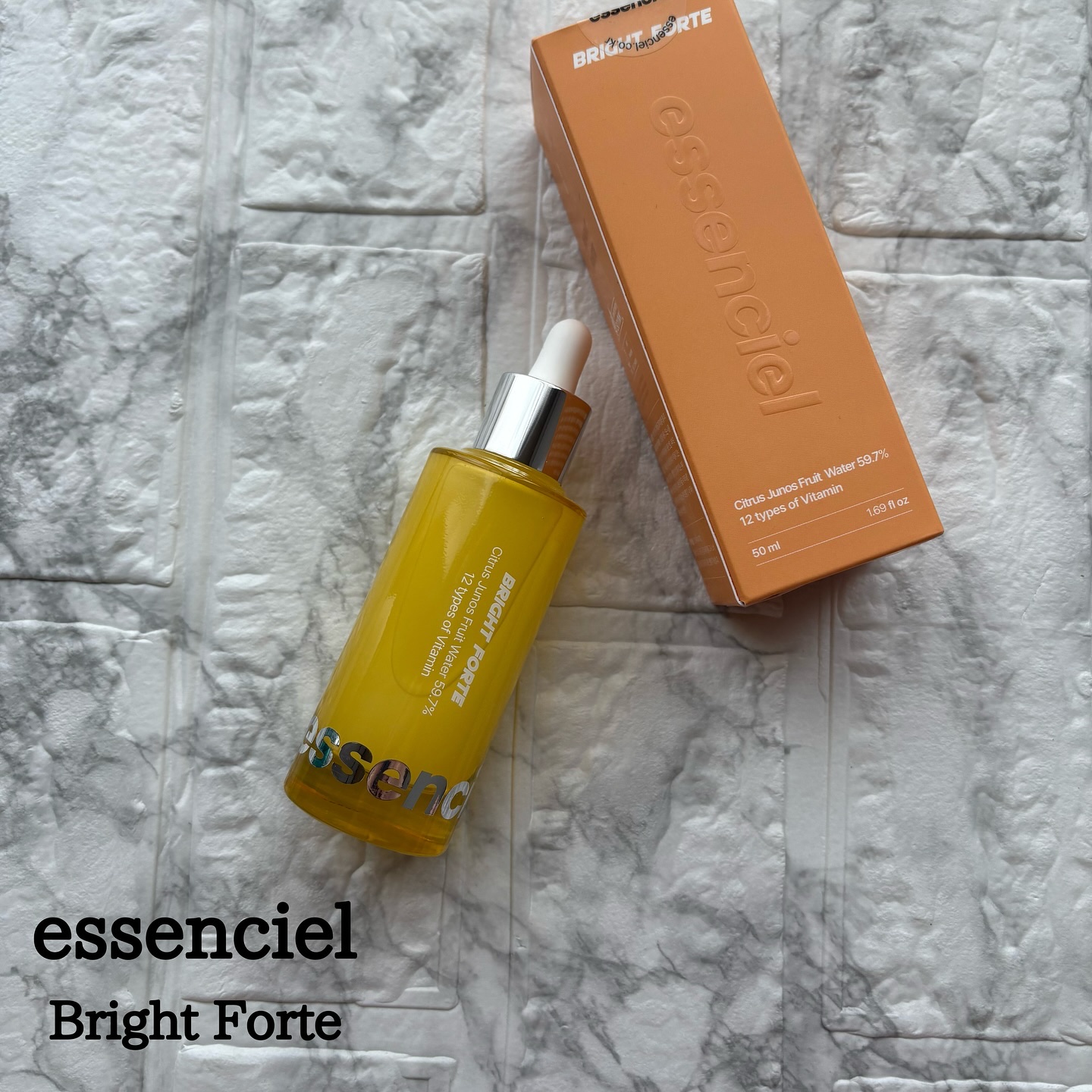 Bright Forte Ampoule/essenciel/美容液を使ったクチコミ（1枚目）