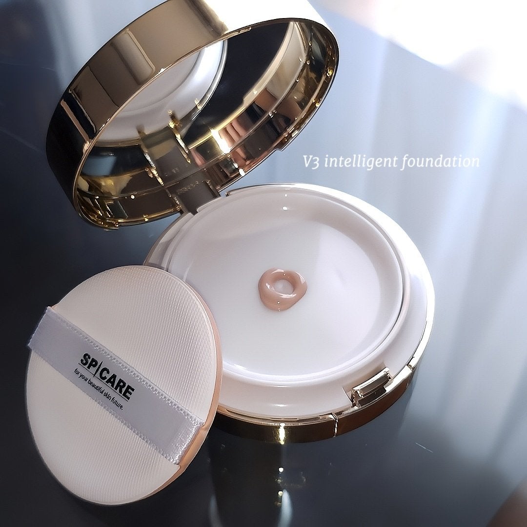 V3 エキサイティングファンデーション/SPICARE/クッションファンデーションを使ったクチコミ(2枚目)