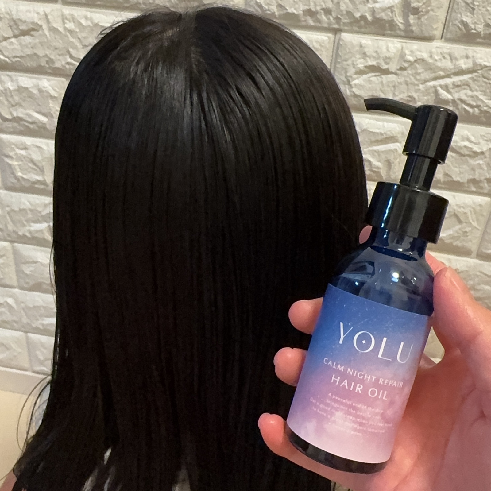 ヨル　カームナイトリペアヘアオイル/YOLU/ヘアオイルを使ったクチコミ（2枚目）