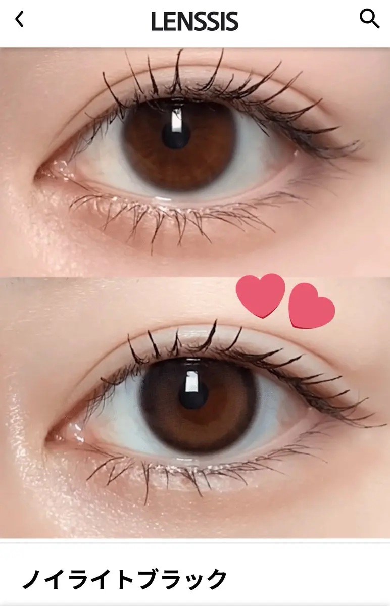 ノイシリーズ/LENSSIS/カラーコンタクトレンズを使ったクチコミ（3枚目）