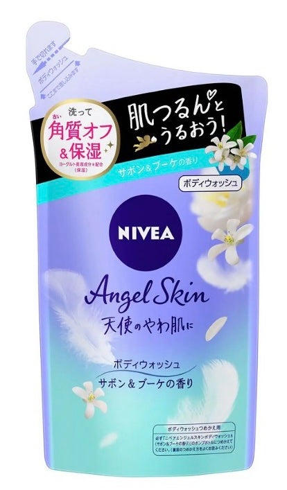 エンジェルスキン ボディウォッシュ サボン&ブーケの香り 詰替360ml/ニベア/ボディソープの画像