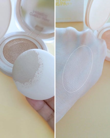 インクラスティングクッションファンデーション/THE FACE SHOP/クッションファンデーションを使ったクチコミ(2枚目)