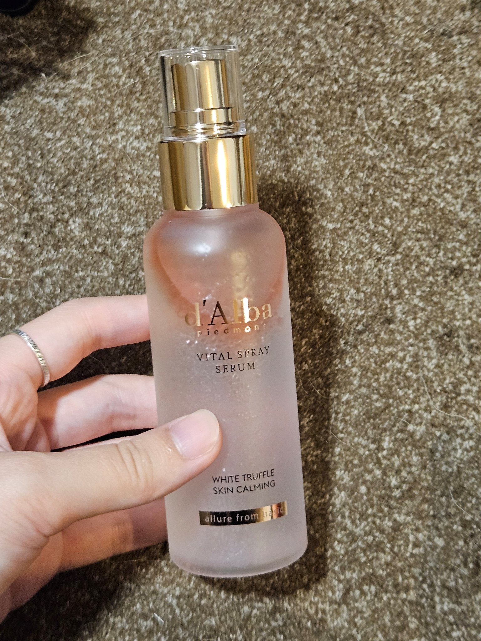 ダルバ ホワイトトリュフバイタルスプレーセラム/ダルバ/ミスト状化粧水を使ったクチコミ（3枚目）