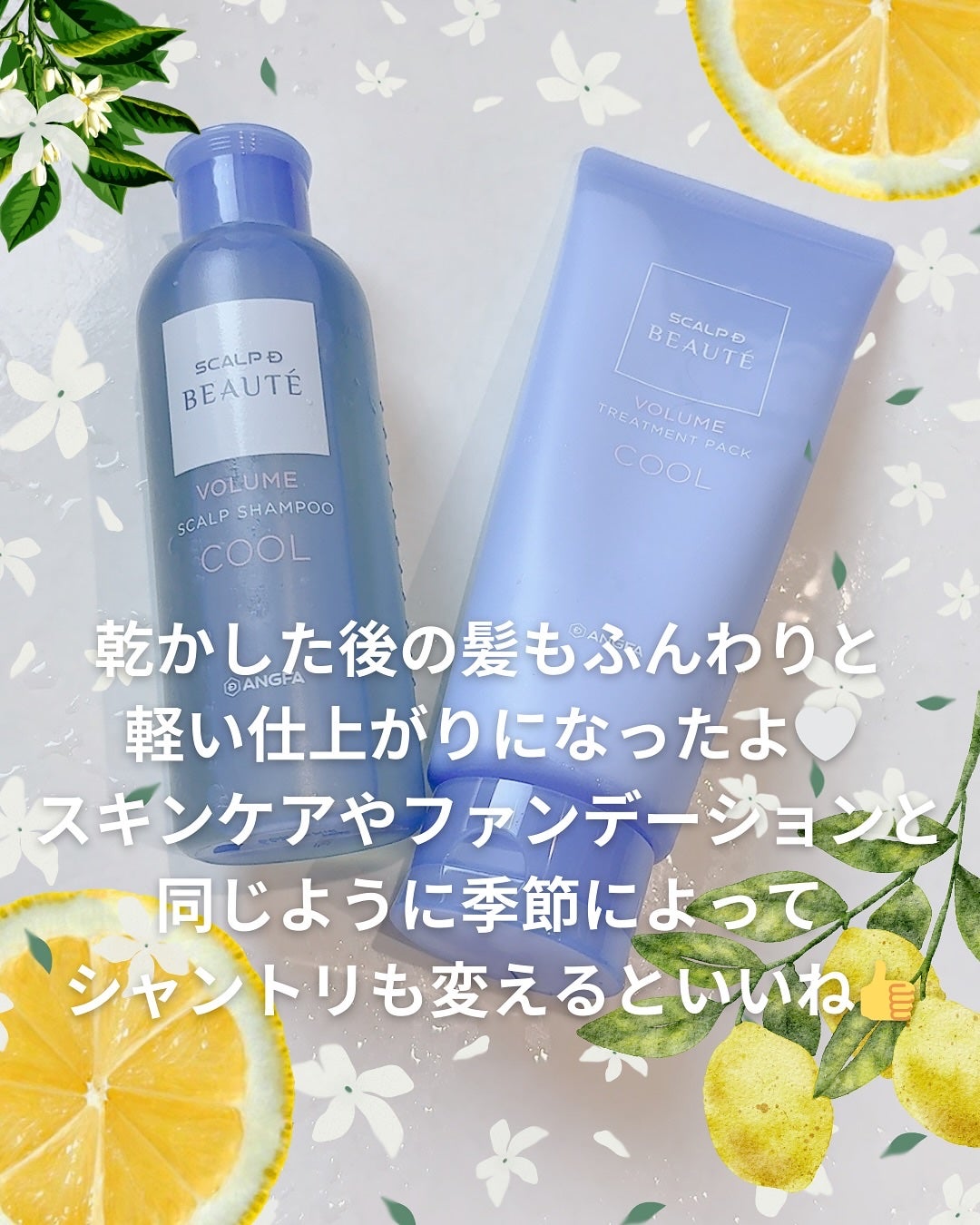 スカルプD ボーテ スカルプシャンプー/トリートメントパック ボリューム クール/アンファー(スカルプD)/市販シャンプーを使ったクチコミ(7枚目)