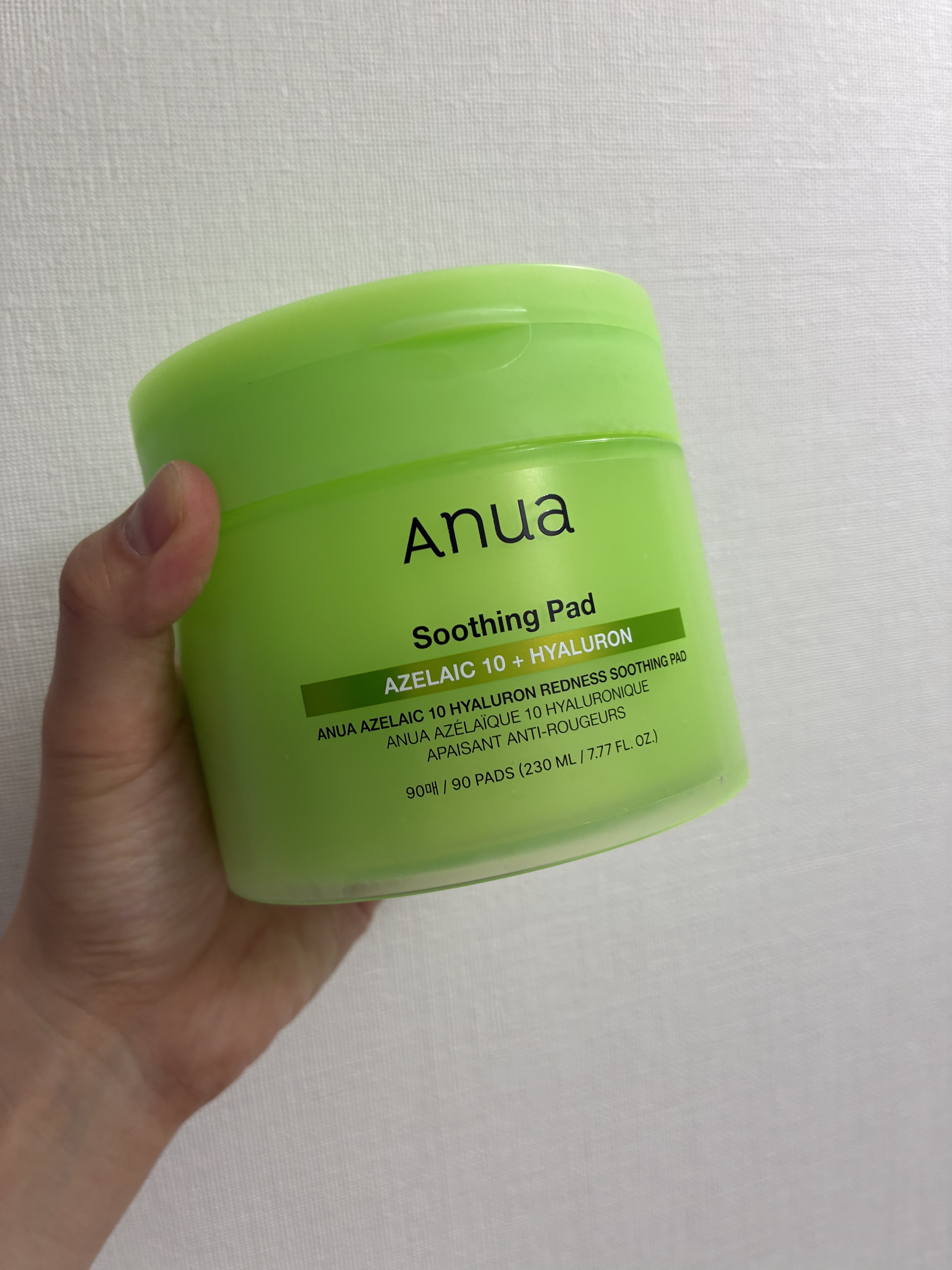 アゼライン酸10 ヒアルロンレッドネススージングパッド/Anua/トナーパッドを使ったクチコミ（1枚目）