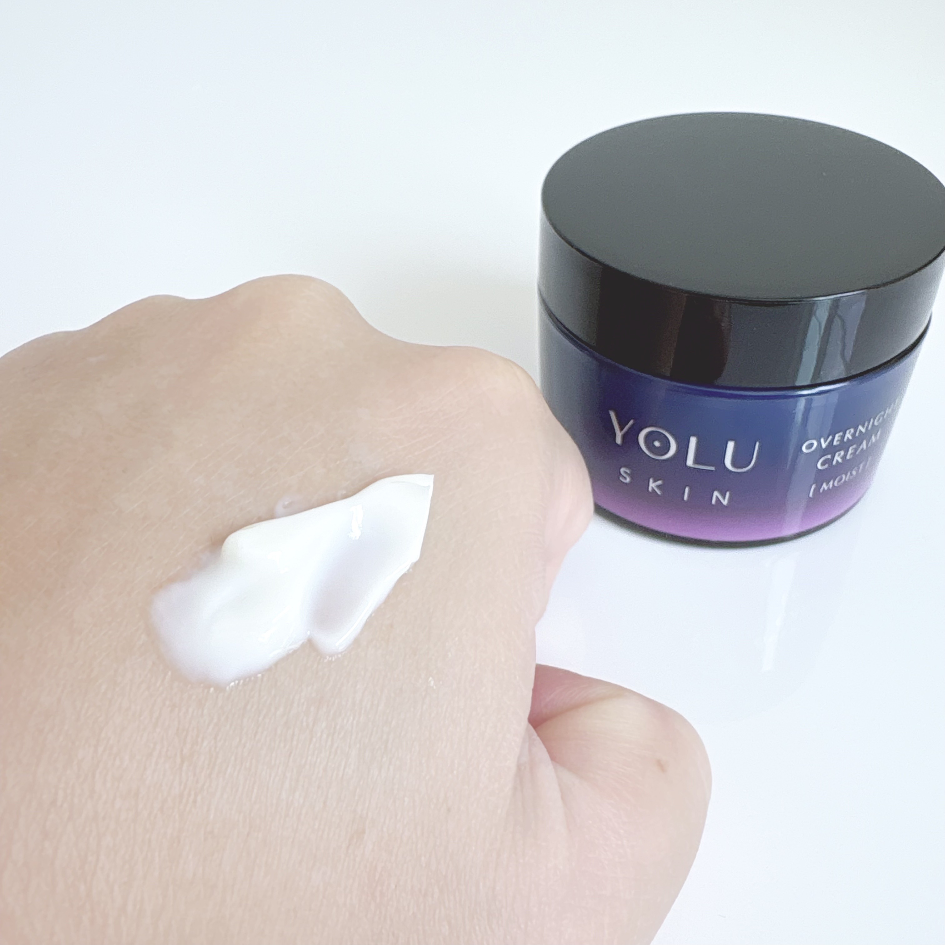 ヨル スキン オーバーナイトクリーム モイスト/YOLU/フェイスクリームを使ったクチコミ（3枚目）