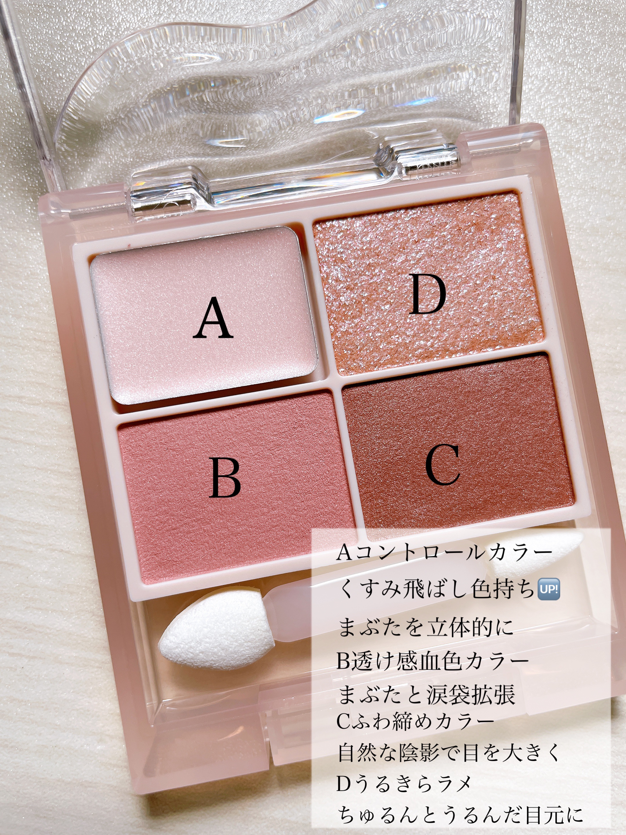 キス ズームアイポーション/KiSS/アイシャドウパレットを使ったクチコミ（2枚目）