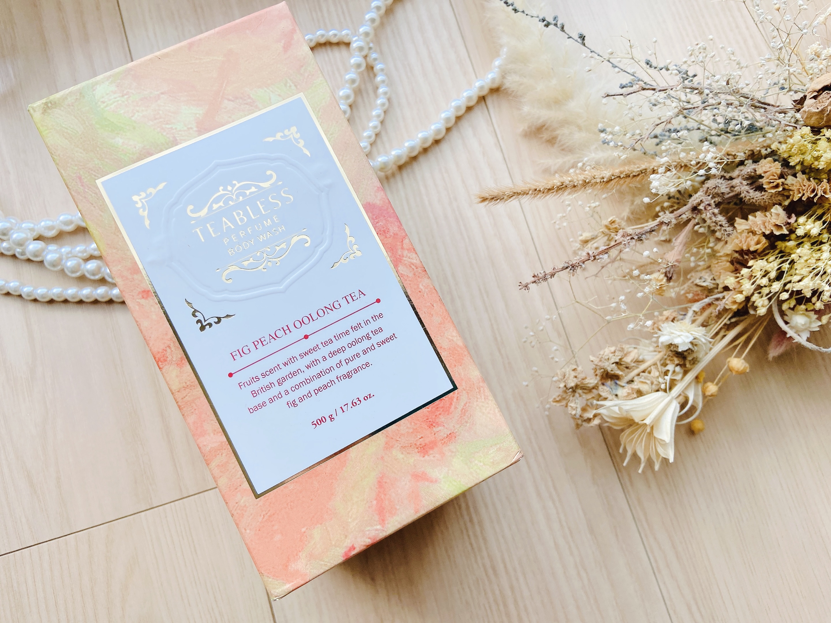 パフュームボディウォッシュ フィグピーチウーロンティー/TEABLESS/ボディソープを使ったクチコミ（2枚目）