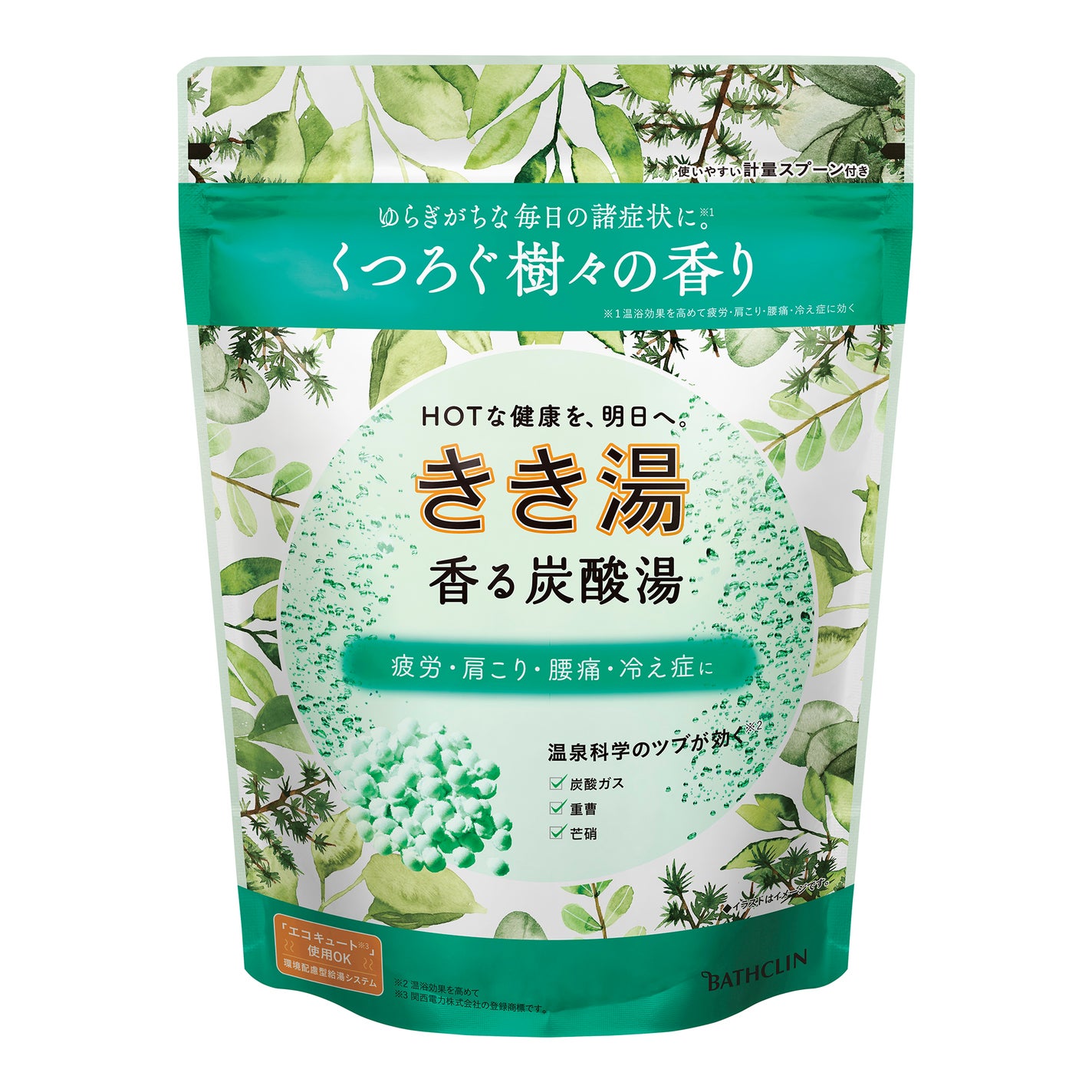 きき湯 香る炭酸湯 樹々の香り きき湯