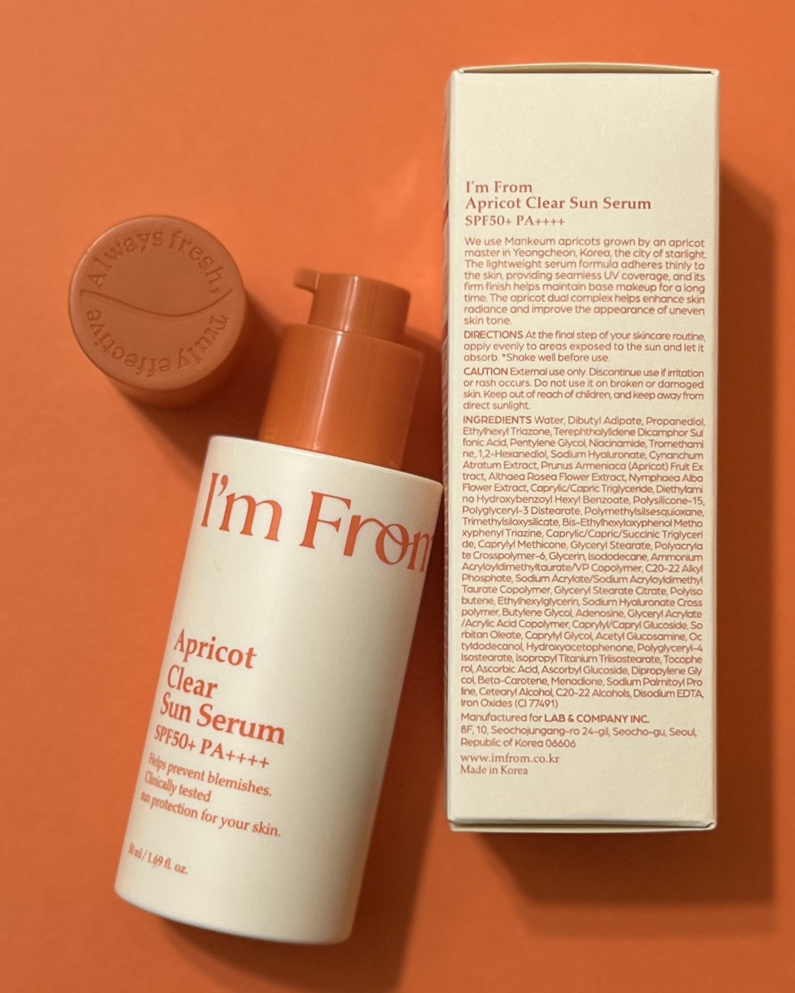アプリコットクリアサンセラム/I'm from/日焼け止めローションを使ったクチコミ（3枚目）