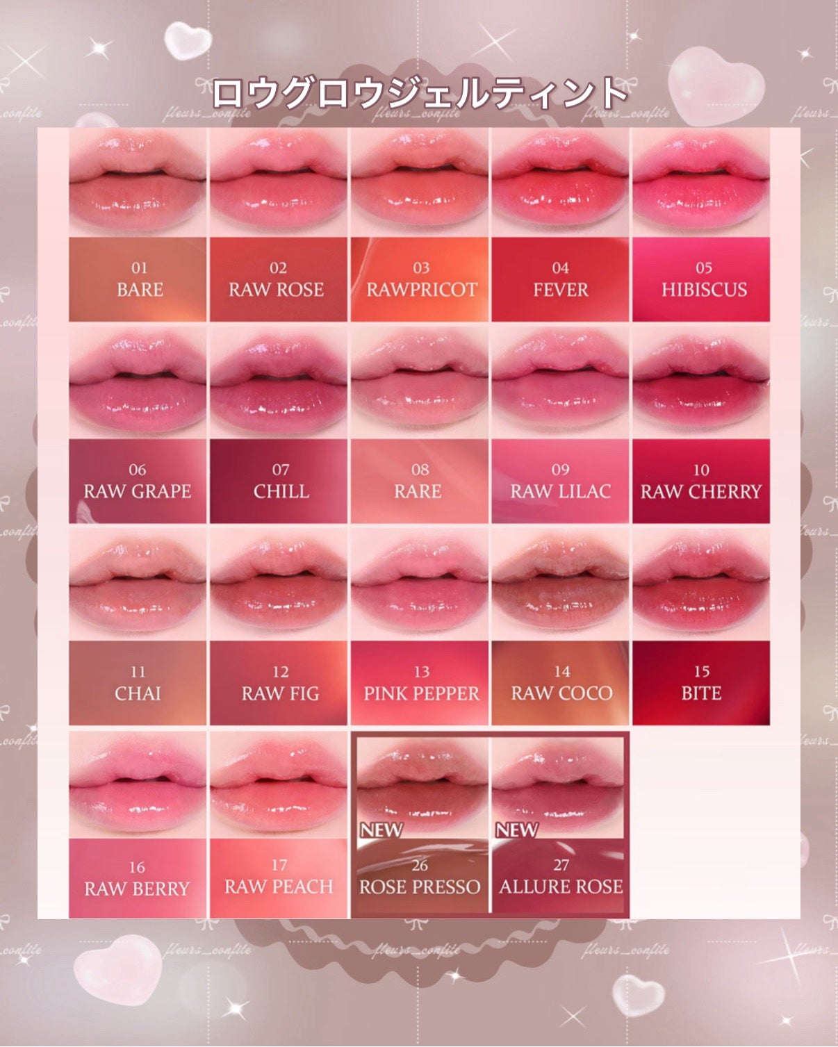 ロウグロウジェルティント/hince/リップティントを使ったクチコミ(3枚目)