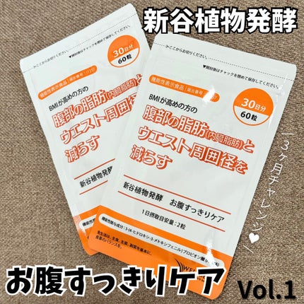 新谷植物発酵お腹すっきりケア/ウェルベスト/健康サプリメントを使ったクチコミ(1枚目)