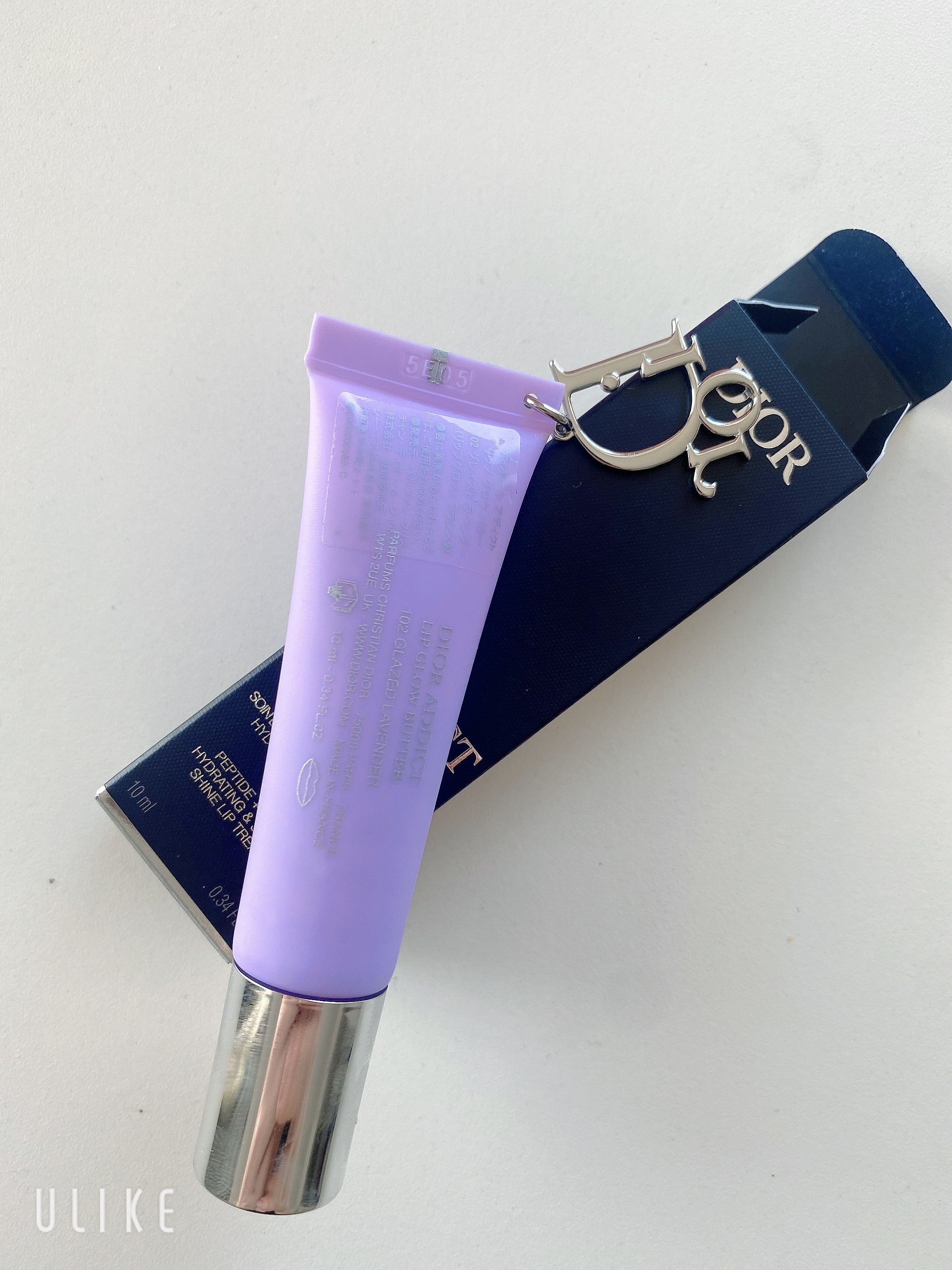 ディオール アディクト リップ グロウ バター 102 グレイズド ラベンダー/Dior/口紅・グロス・リップライナー・リップケアを使ったクチコミ（2枚目）