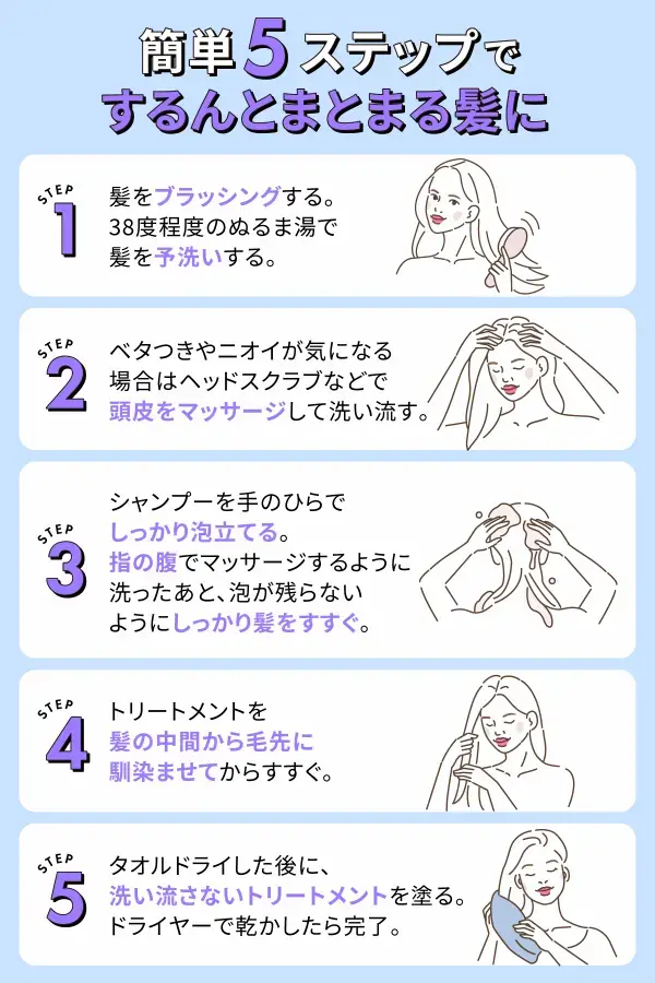 ヘアケアのコツ