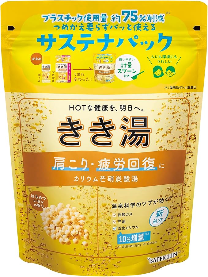 きき湯 カリウム芒硝炭酸湯 360g