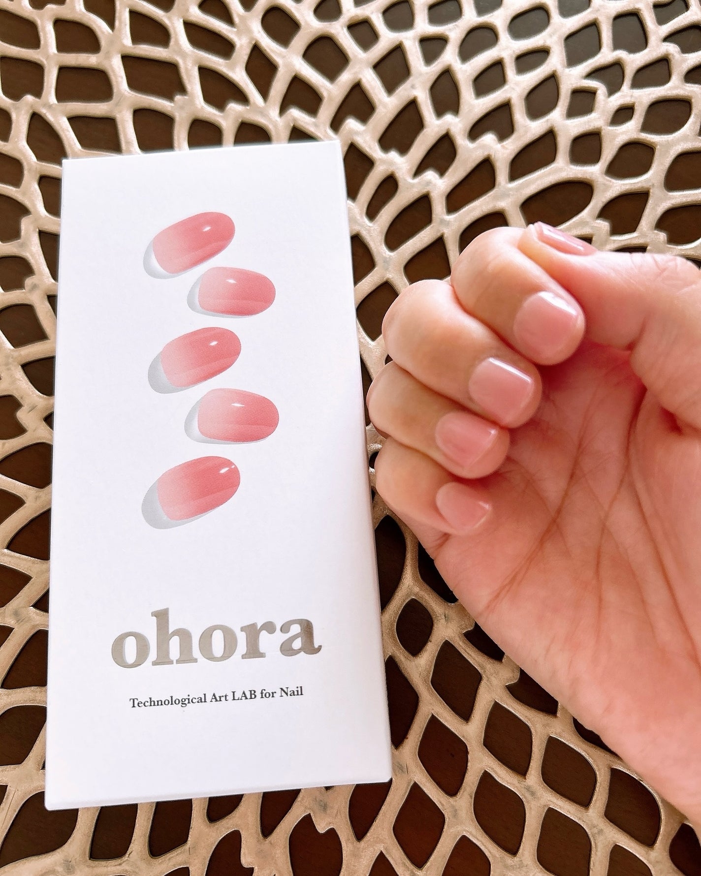 セミキュアジェルネイル(ハンド)/ohora/ネイルシールを使ったクチコミ(4枚目)