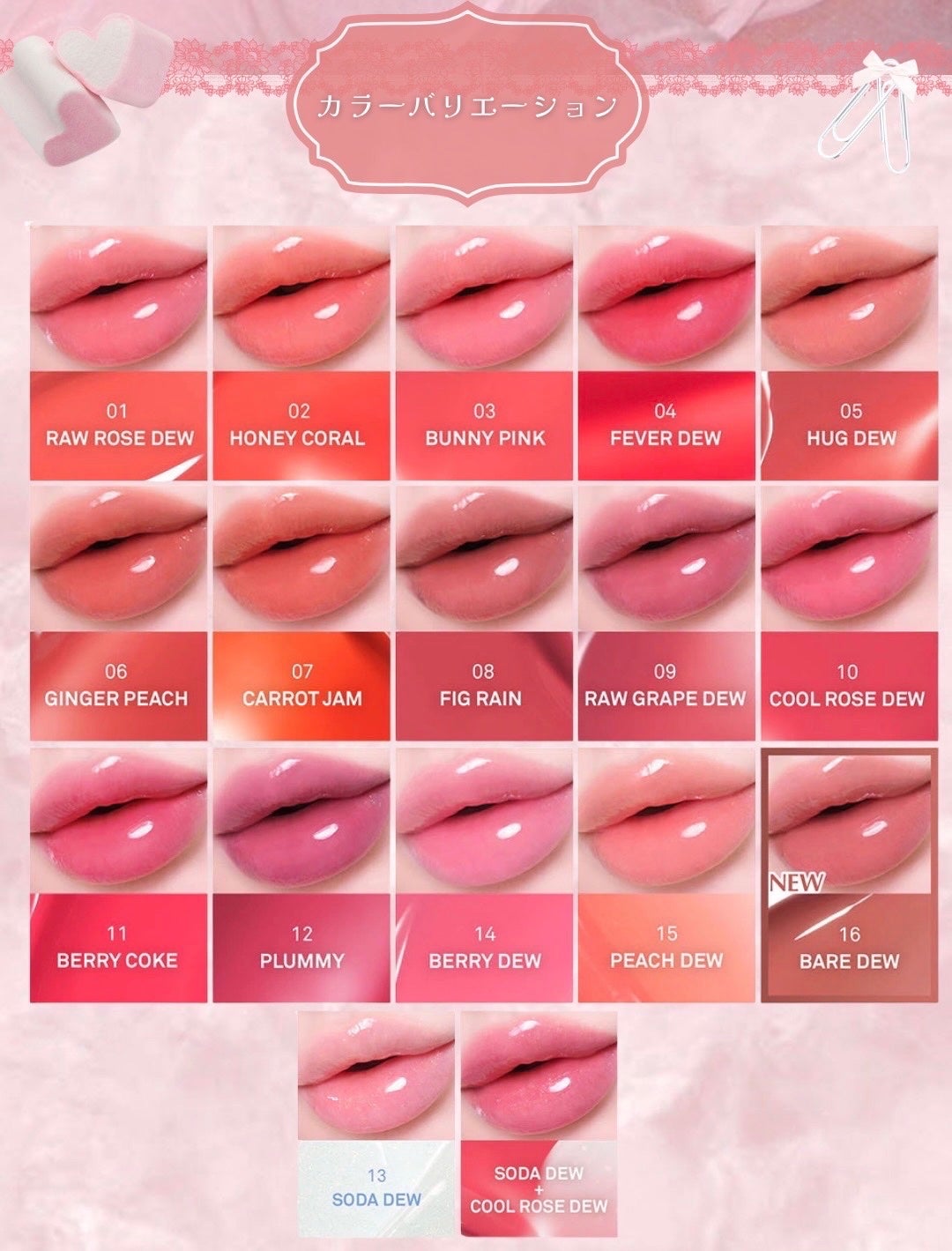 ロウグロウデューイーボール/hince/リップバームを使ったクチコミ(4枚目)