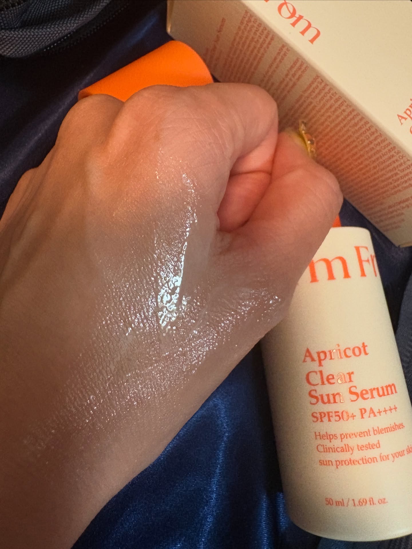 アプリコットクリアサンセラム/I'm from/日焼け止めローションを使ったクチコミ（3枚目）