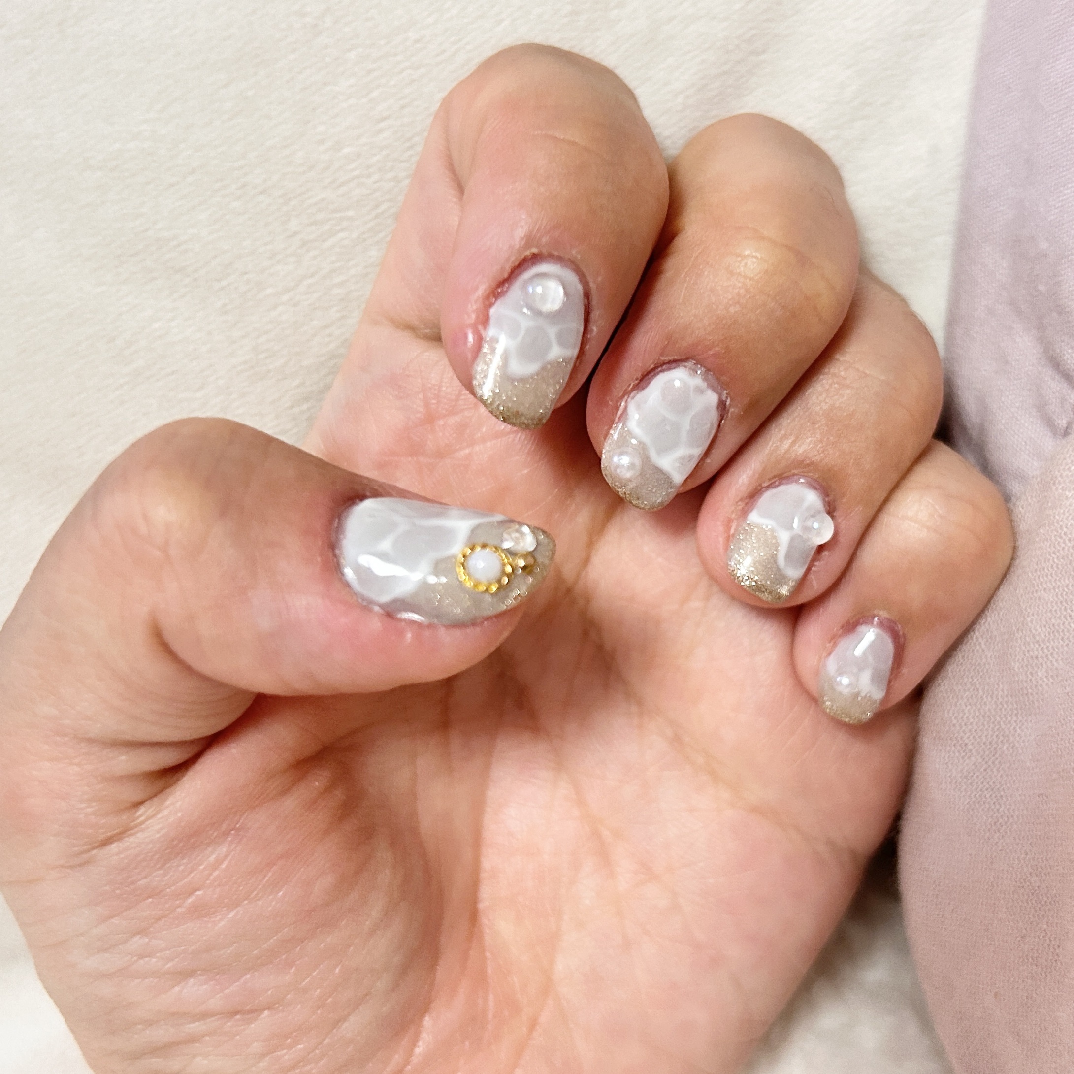 HOMEI ウィークリージェル WF10 バニラアイボリー(Vanilla Ivory)/HOMEI/ジェルネイルを使ったクチコミ（1枚目）