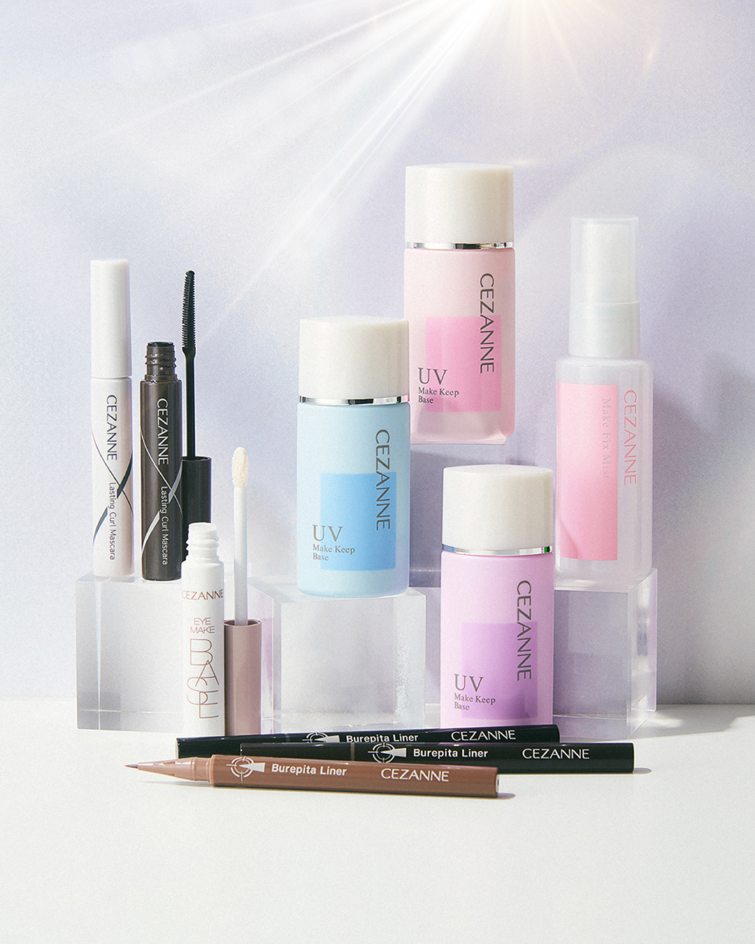 ＼夏メイク／
まだまだ暑い日が続いていますね💦☀️
本日は、夏におすすめのセザンヌアイテムをご紹介します！✨🌻

◆皮脂テカリ防止下地　全3色　¥660(税込)
SPF28　PA++　UV耐水性★★　
皮脂吸着パウダー配合でメイク崩れの