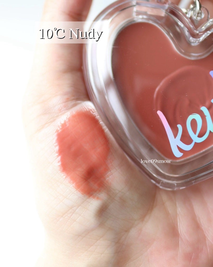 ハートキーリング リップ&チーク/keybo/口紅を使ったクチコミ(5枚目)