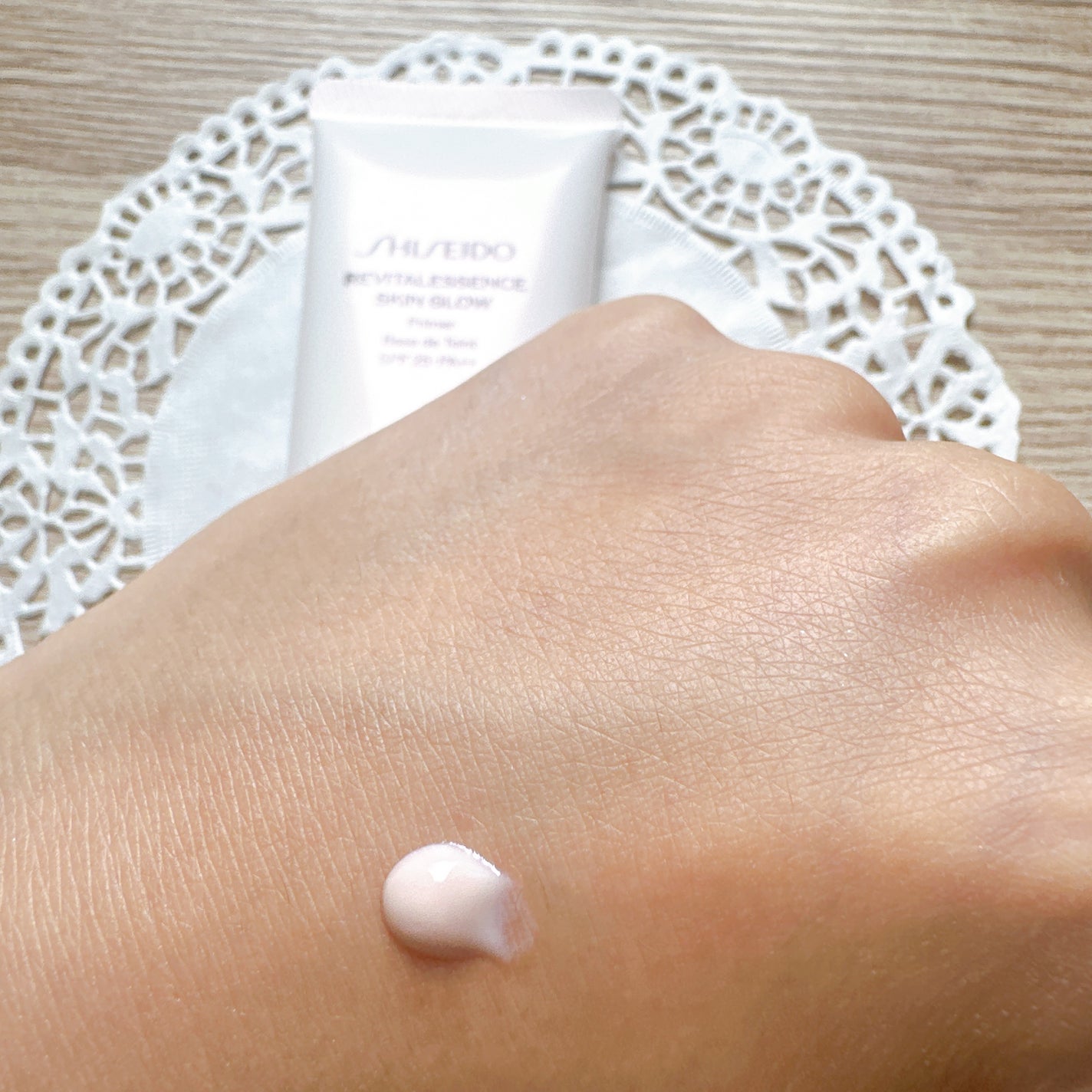 エッセンス スキングロウ プライマー /SHISEIDO/化粧下地を使ったクチコミ(4枚目)