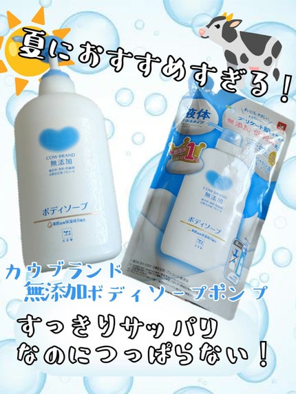 ボディソープ/カウブランド無添加/ボディソープを使ったクチコミ(1枚目)