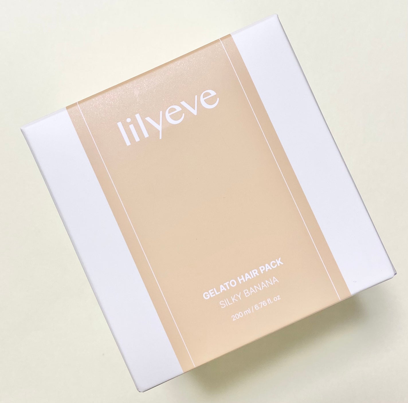 リペアターンジェラートヘアパック シルキーバナナ/リリーイブ/洗い流すヘアトリートメントを使ったクチコミ(1枚目)