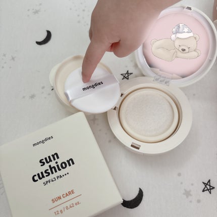 日焼け止めクッション SPF 43 PA+++/モンディエス/日焼け止めローションを使ったクチコミ(2枚目)