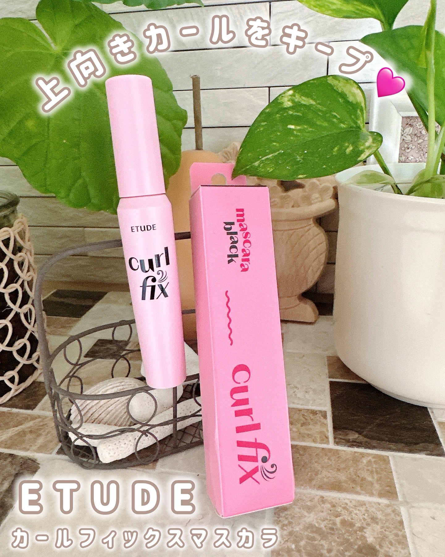 カールフィックスマスカラ/ETUDE/マスカラを使ったクチコミ（1枚目）