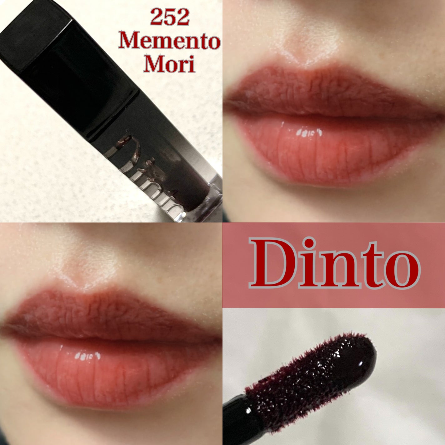 ブラーグロイリップティント/Dinto/リップティントを使ったクチコミ(1枚目)