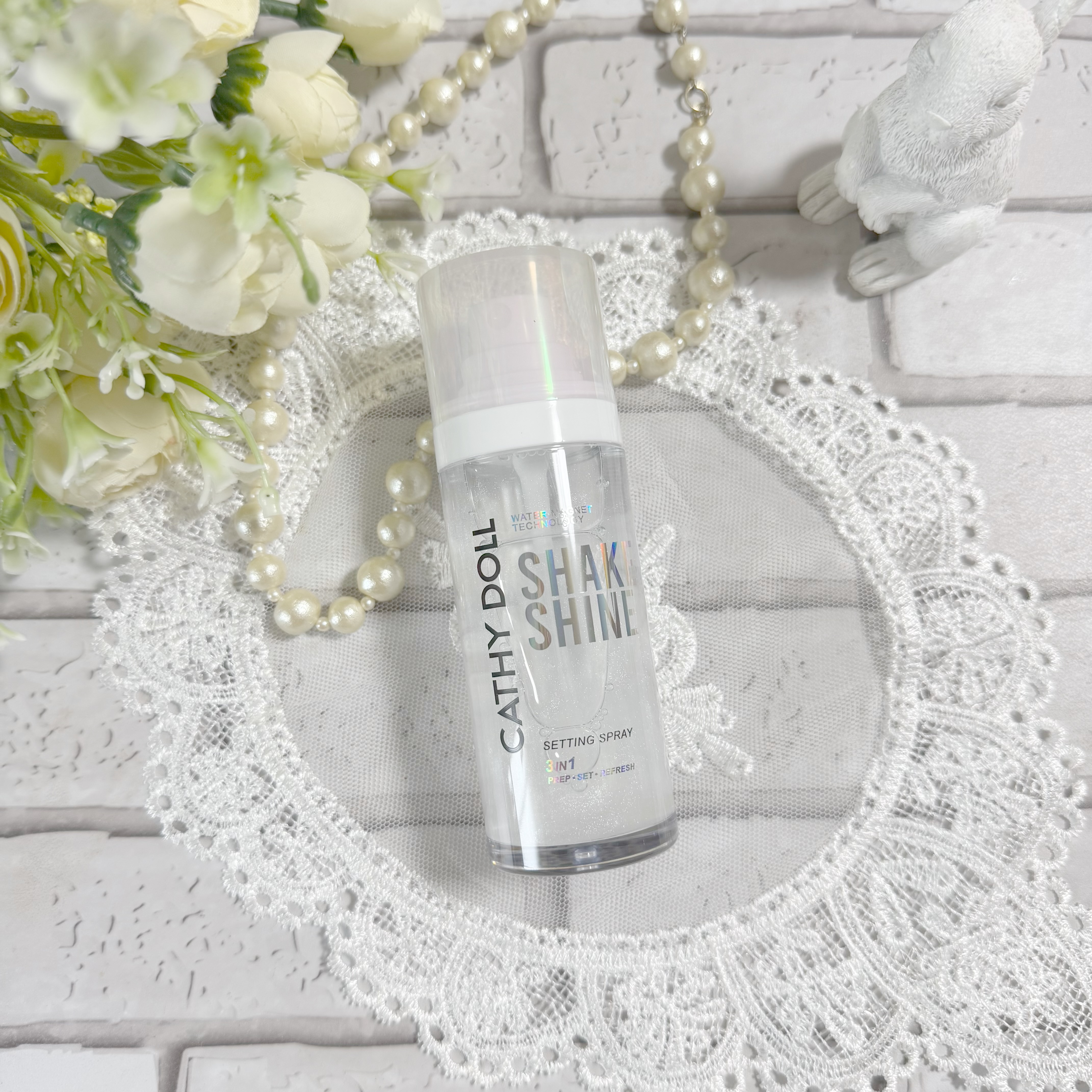 シェイクシャインセッティングスプレー/CathyDoll/フィックスミストを使ったクチコミ（3枚目）